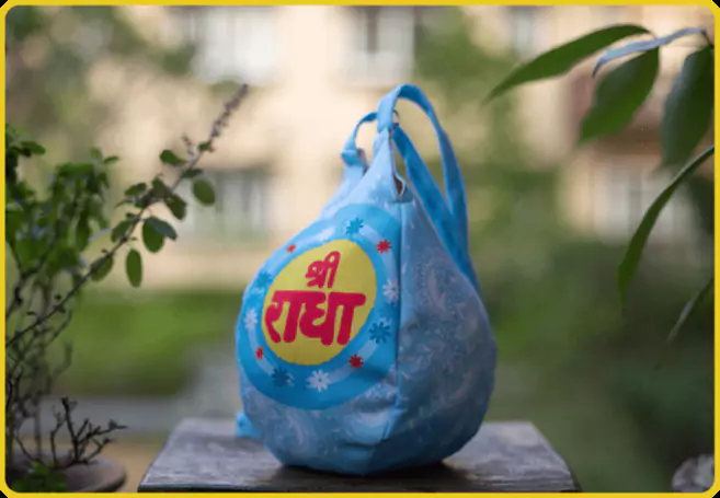 Chanting bag with prayer beads